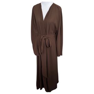 Veiled Nevene Abaya in Espresso